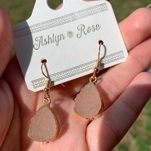 Natural stone earrings